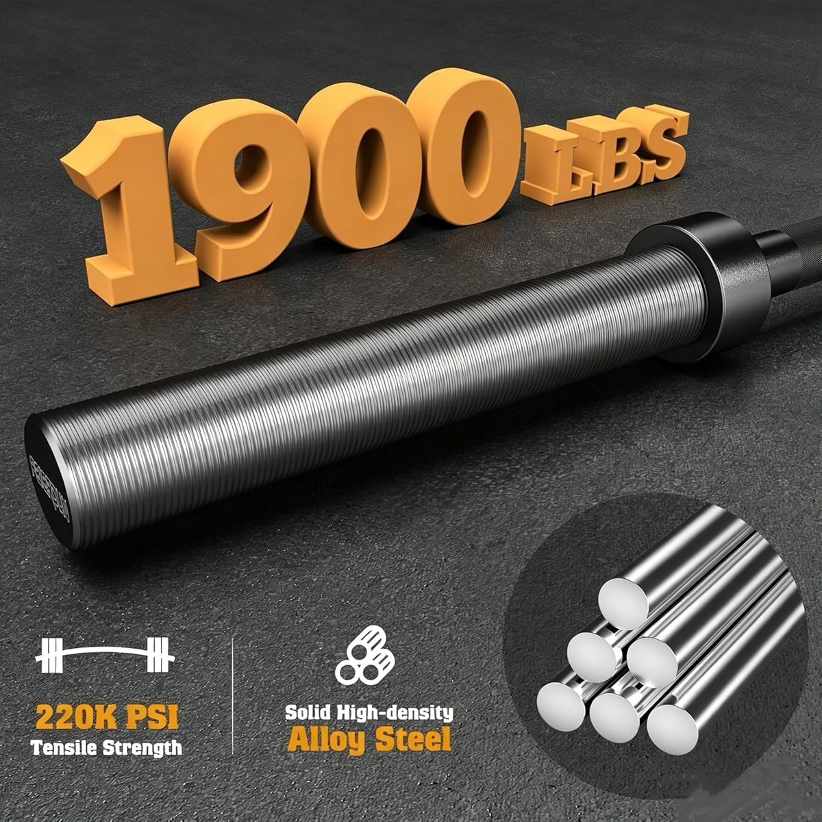 Rated to 1900 lb